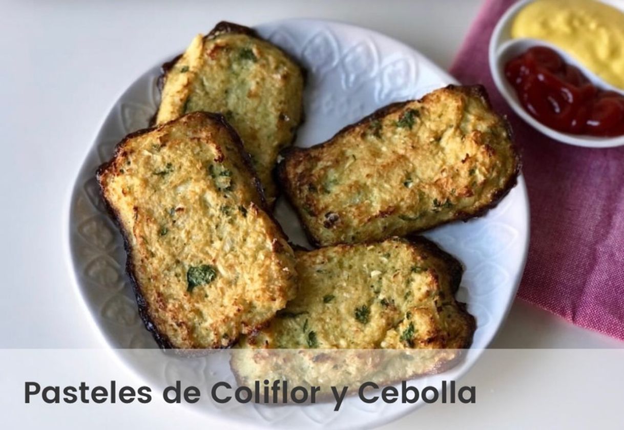 Moda Pasteles de coliflor y cebolla