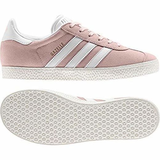 adidas Gazelle J, Zapatillas de Gimnasia Unisex Niños, Rosa