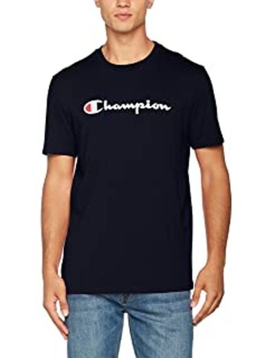 Champion Classic Logo para Hombre Camiseta, Rojo