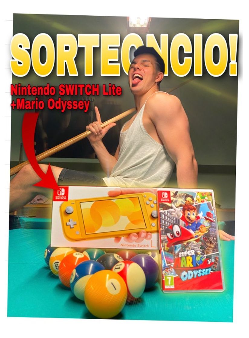 Social 💫SORTEO🎁 Nintendo SWITCH Lite + Mario Odyssey!! 🔥