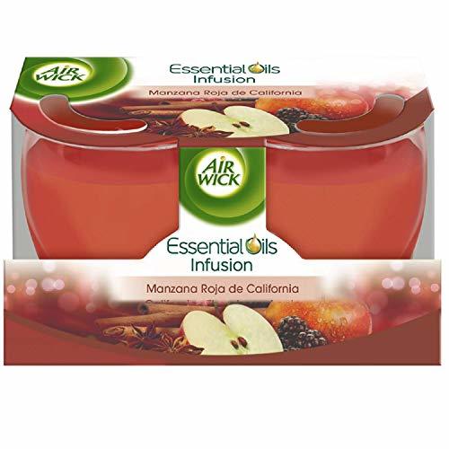 Social Air Wick Vela Duplo Manzana Roja de California