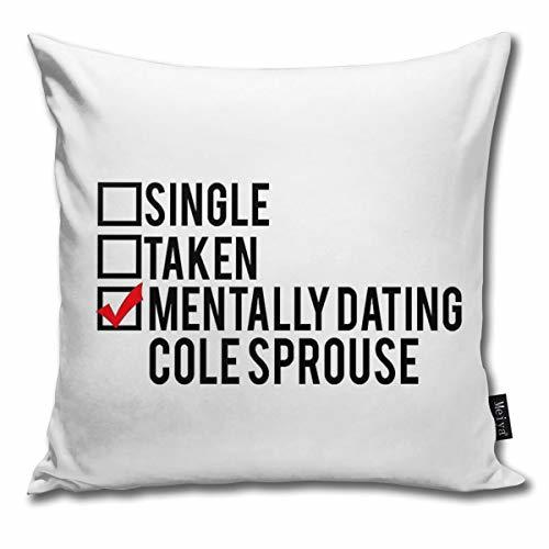 Places BLUETOP Mentally Dating Cole Sprouse Pillow Cover