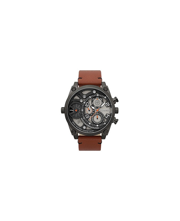 Product Police Reloj Multiesfera para Hombre de Cuarzo con Correa en Cuero PL.15381JSU/61