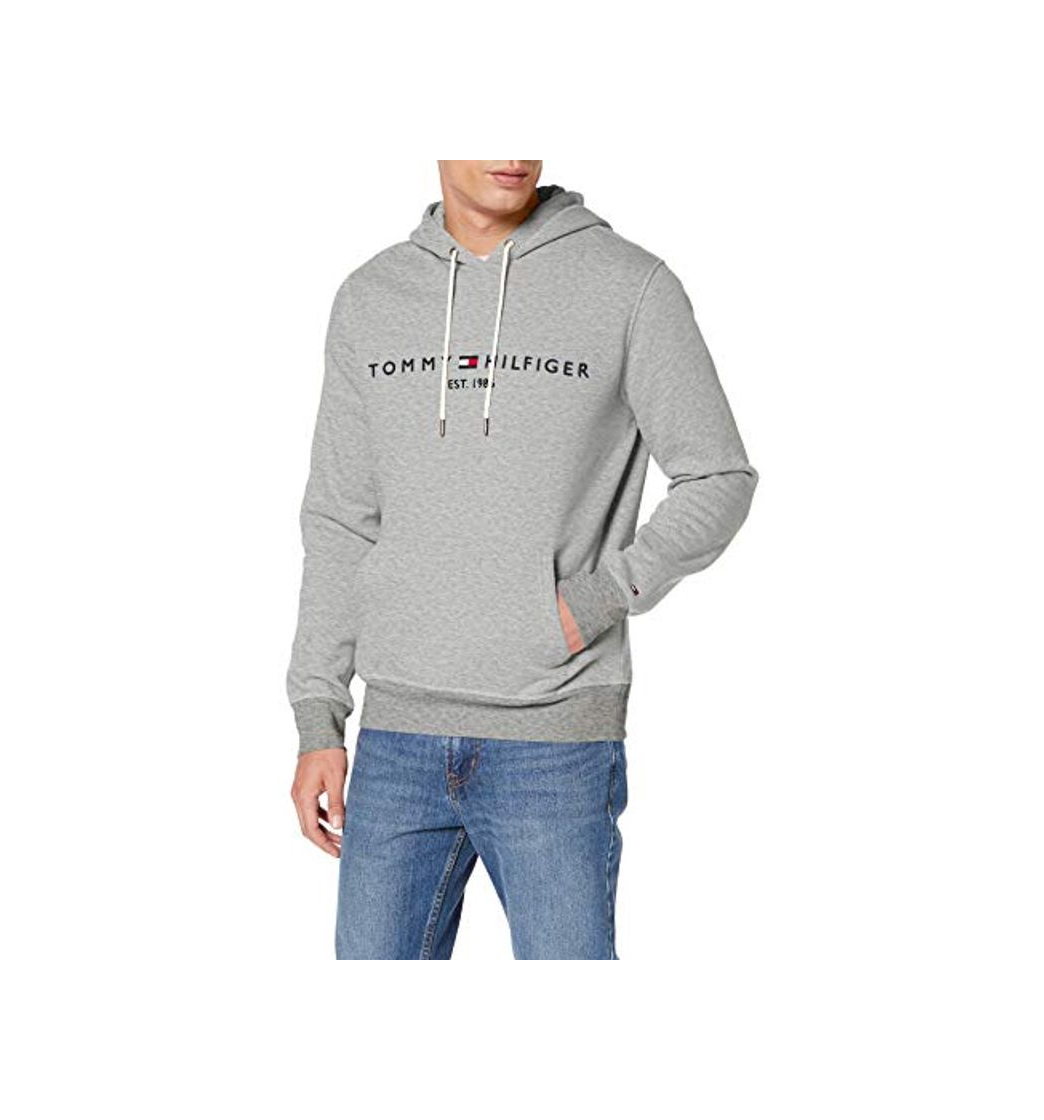 Moda Tommy Hilfiger Herren TOMMY LOGO HOODY Sweatshirt, Grau