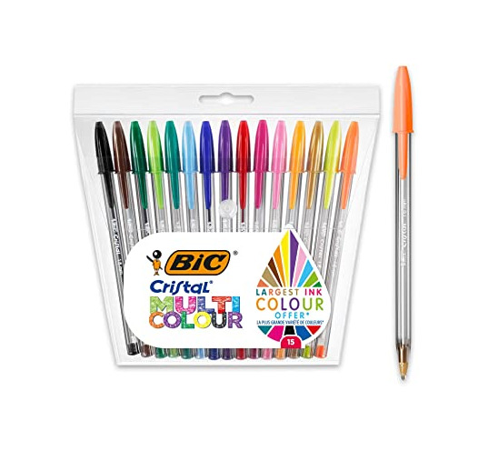 Producto BIC Cristal Multicolour - Pack de 15 unidades