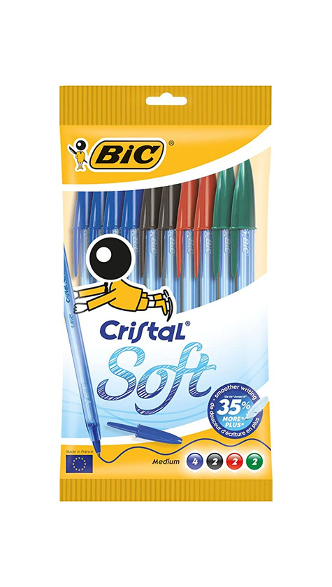 Products BIC Cristal Soft bolígrafos punta media