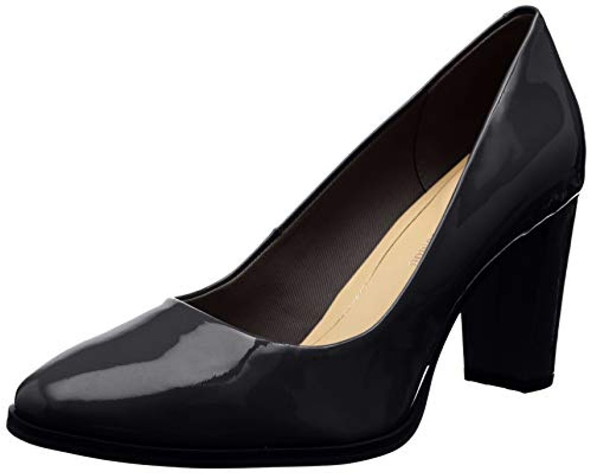 Social Clarks Kaylin Cara, Zapatos de Tacón para Mujer, Negro