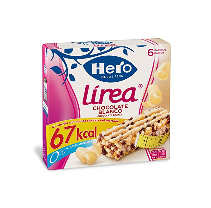 Productos Hero Línea Barritas de Cereales Integrales con Chocolate Blanco con Solo 67