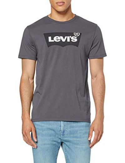 Levi's Housemark Graphic tee Camiseta, Negro