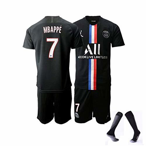 Neymar#10 Mbappé#7 Camiseta PSG Edición De Cooperación AJ Camiseta Infantil De Manga