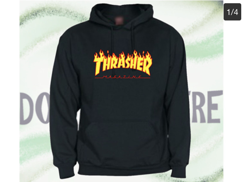 Sudadera trasher unisex