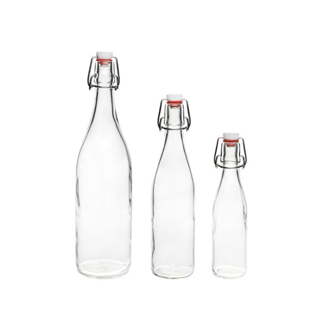Social 6 x 1 Litro Columpio Botella vacías de 1000 ml de vidrio