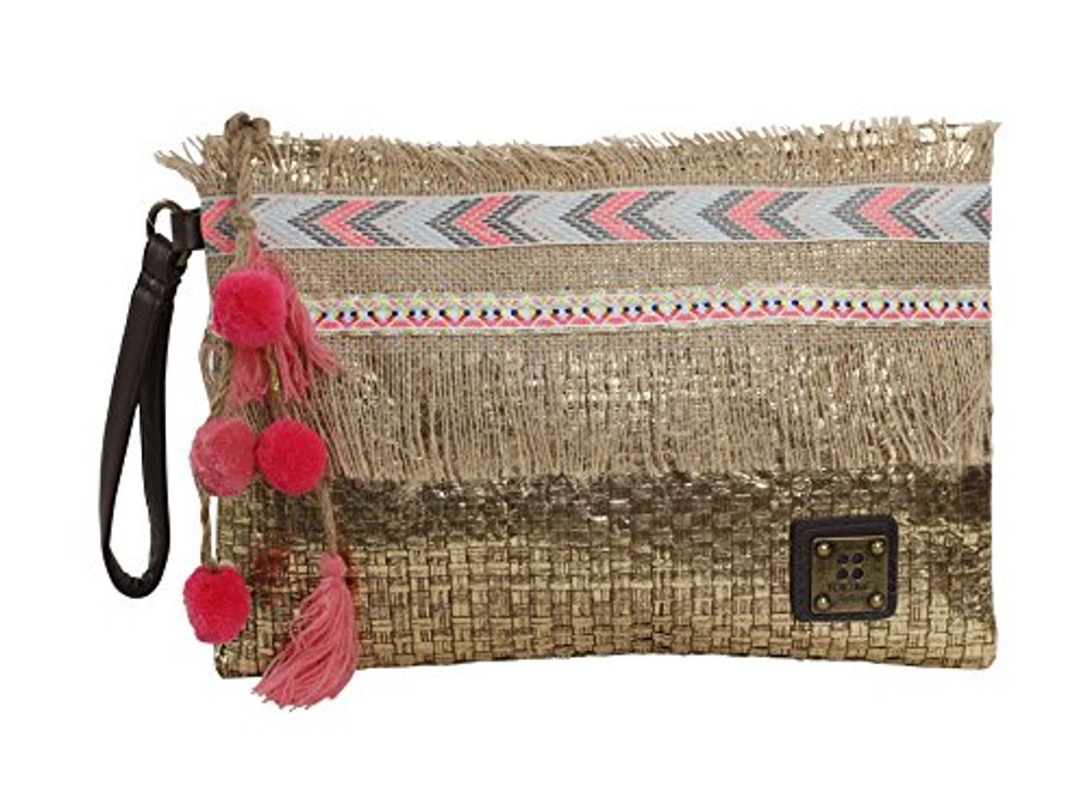 Producto For Time Bolso de Mano étnico Metalizado Golden Tribe