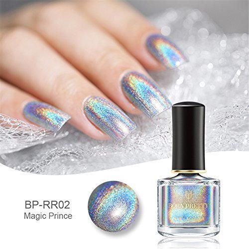BORN PRETTY 6ml esmalte de uñas holográfico Holo Glitter Super Gloss Nail