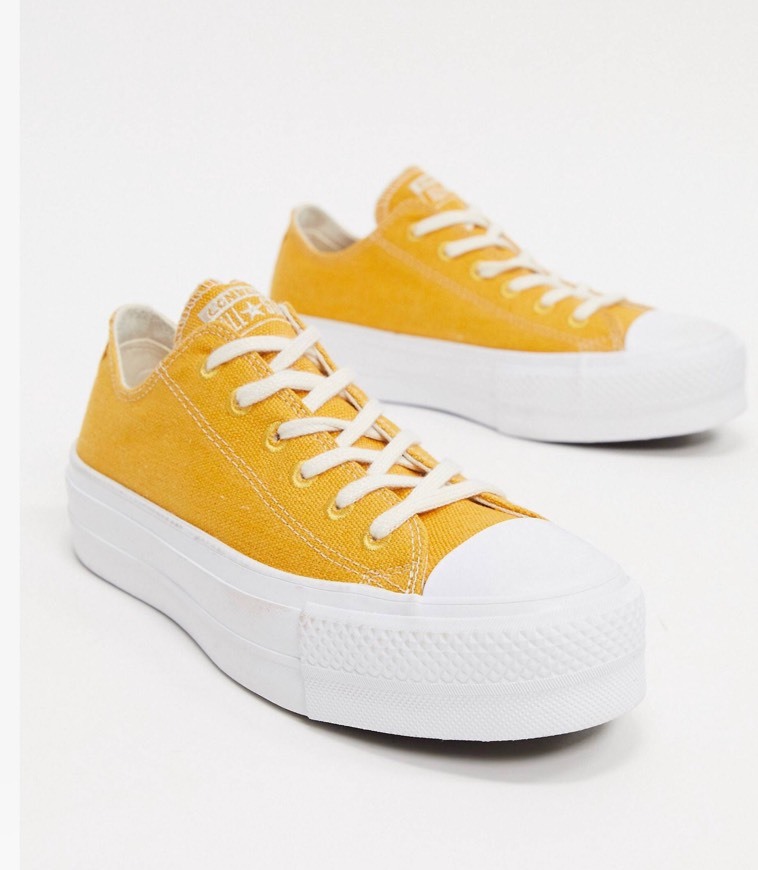 Fashion Converse amarillas 💛