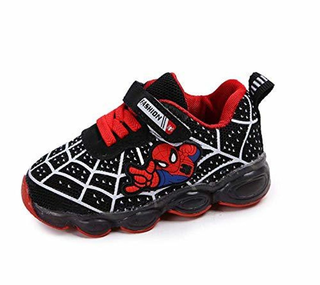 Producto Zapatos infantiles LED Spiderman hombre zapatos de bebé universales femeninos