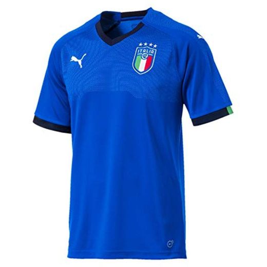Puma Italia Home Replica, Camiseta para Hombre, Azul