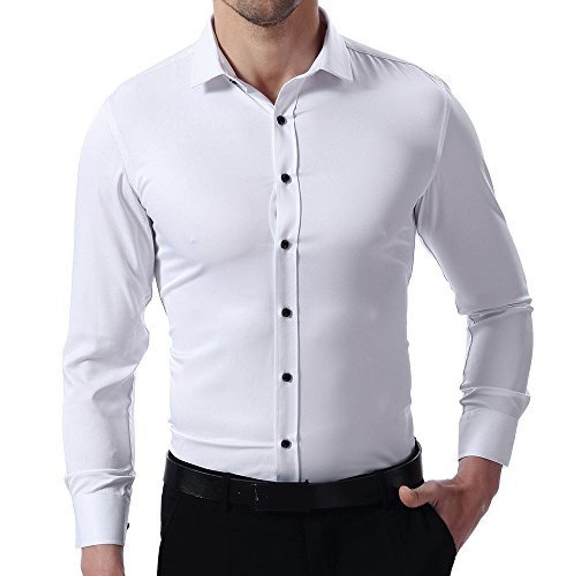 Fashion Camisa Bambú Fibra Hombre