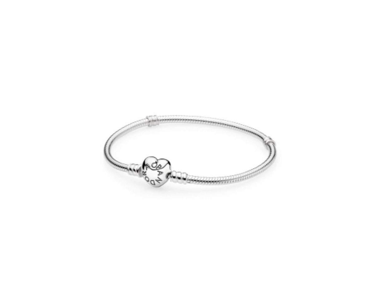 Moda Pulseira Pandora com Fecho Coração 