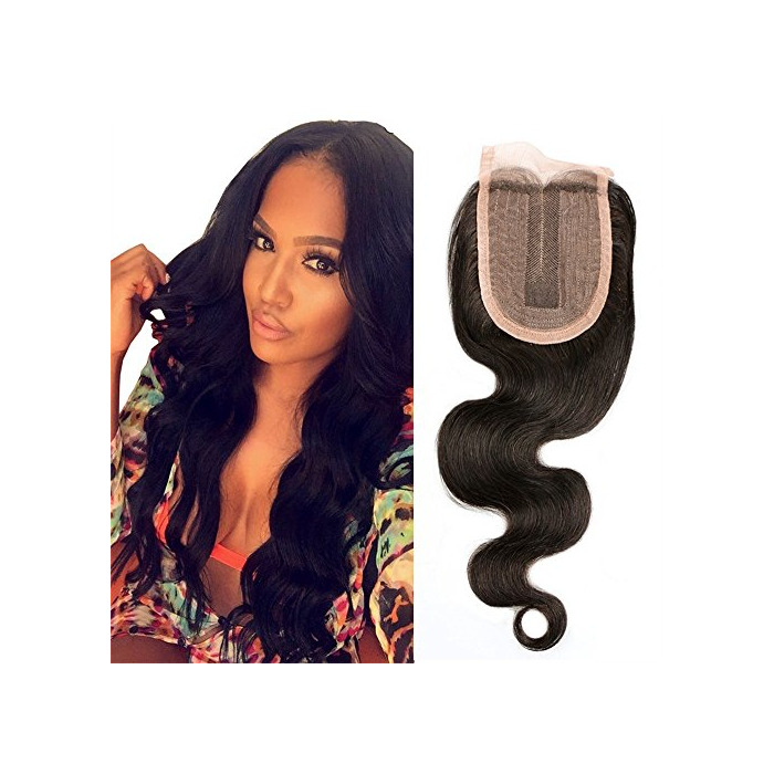 Products BLISSHAIR 100% Virgin Human Hair Lace Closure 3,5 X 4 Middle Part