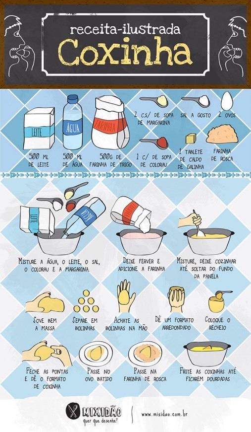 Massa de Coxinha fácil 