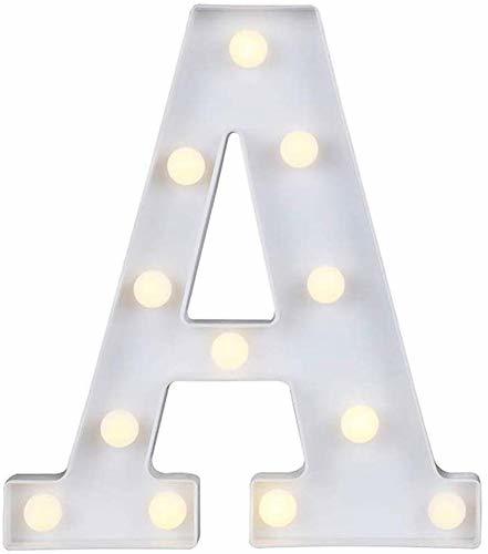 Producto Gspirit LED Marquesina Carta Luces 26 Alfabeto Encender Firmar Navidad Luz de