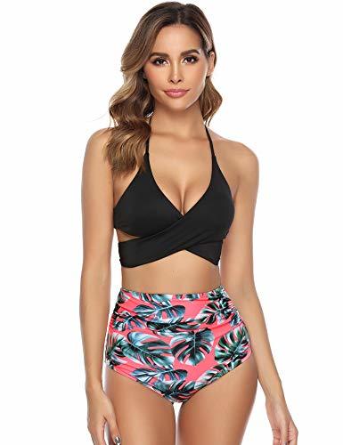 Social iClosam Bikini Mujer Push Up Cintura Alta 2019