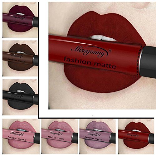 Social 2018 Pintalabios Mate Larga Duracion Labial de Maquillaje Profesional para Niñas por