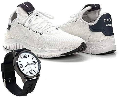 Kit Tênis Masculino Runner Polo Joy Sport Com Relogio

