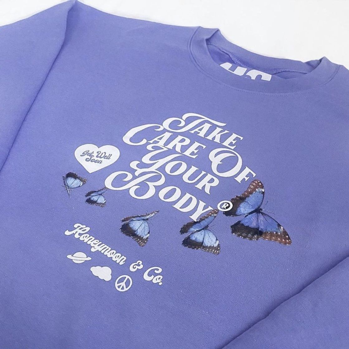 Fashion Take Care Crewneck – Honeymoon & Co