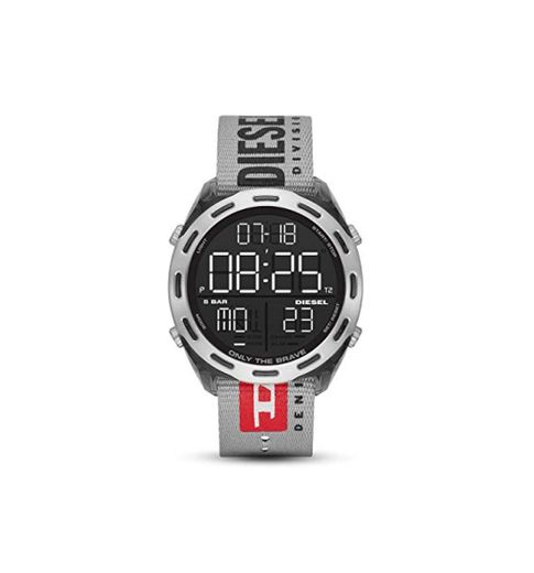 Diesel Reloj Hombre de Digital con Correa en Nailon DZ1894