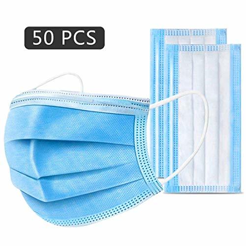 Social Dispositivo de protección desechable de 50 piezas, sistema de protección de 3