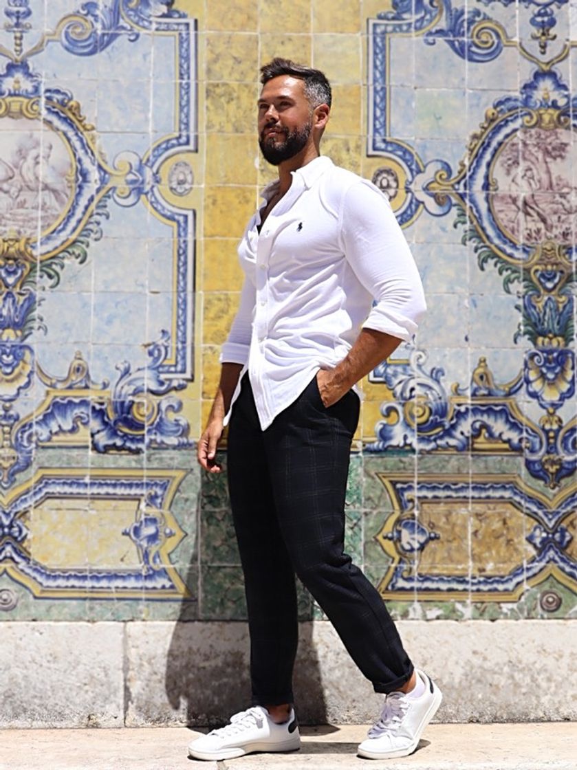 Social Ralph Lauren Polo Personalizado para Hombre L Blanco