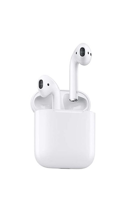 Social Apple AirPods - Auriculares inalámbricos de botón (Bluetooth, Lightning), color blanco