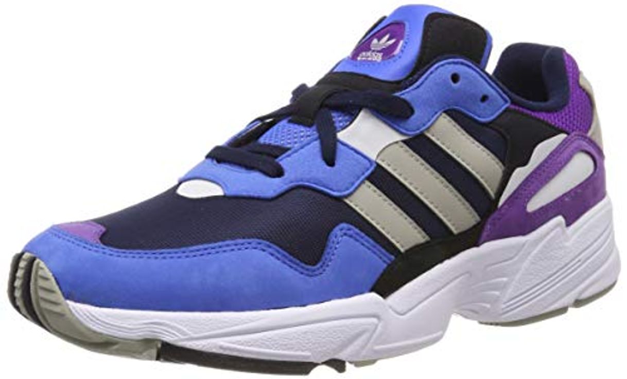 Moda adidas Yung-96 Zapatillas de Gimnasia Hombre, Azul