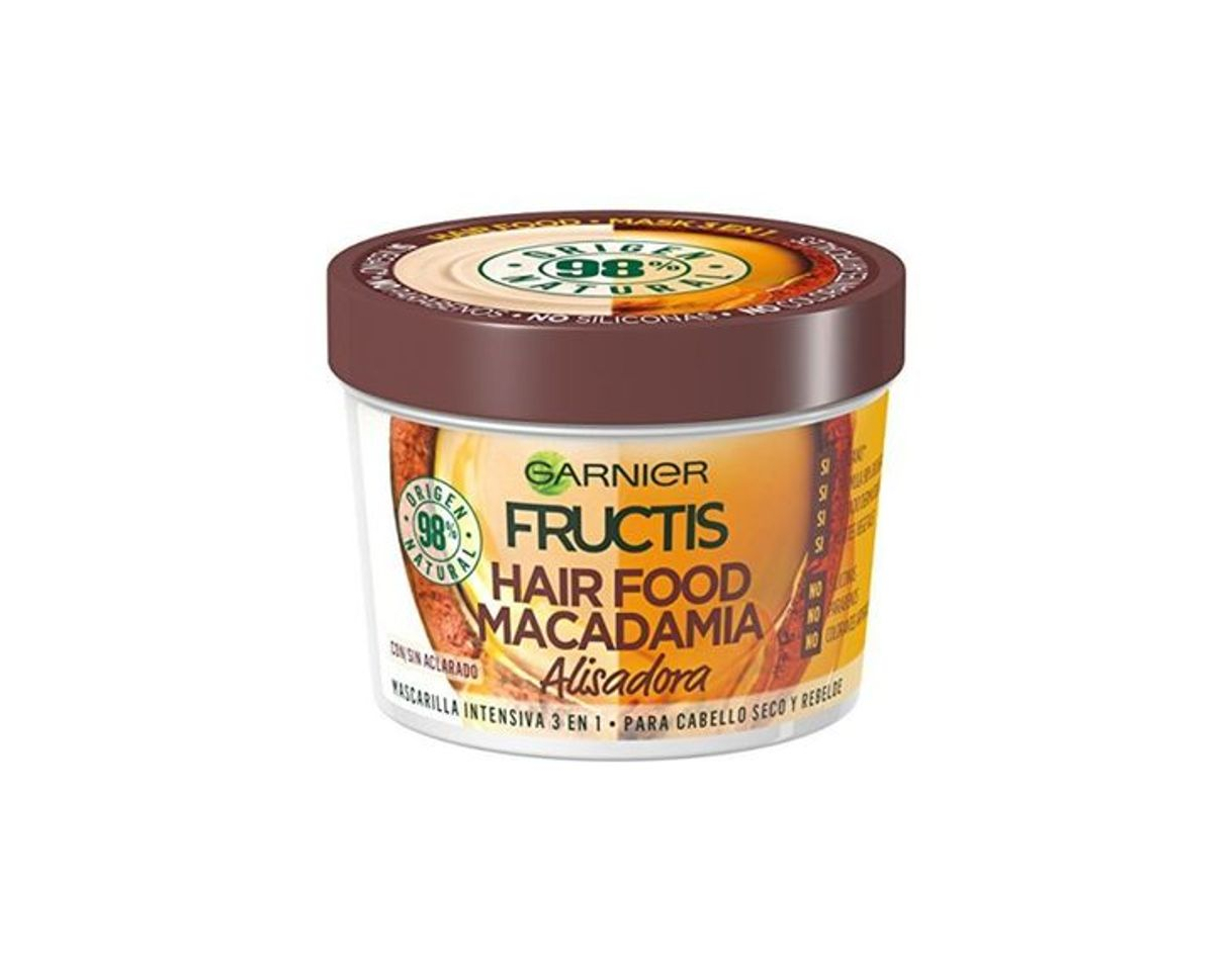 Producto Garnier Fructis Hair Food Acondicionador de Macadamia Alisadora para Pelo Seco o