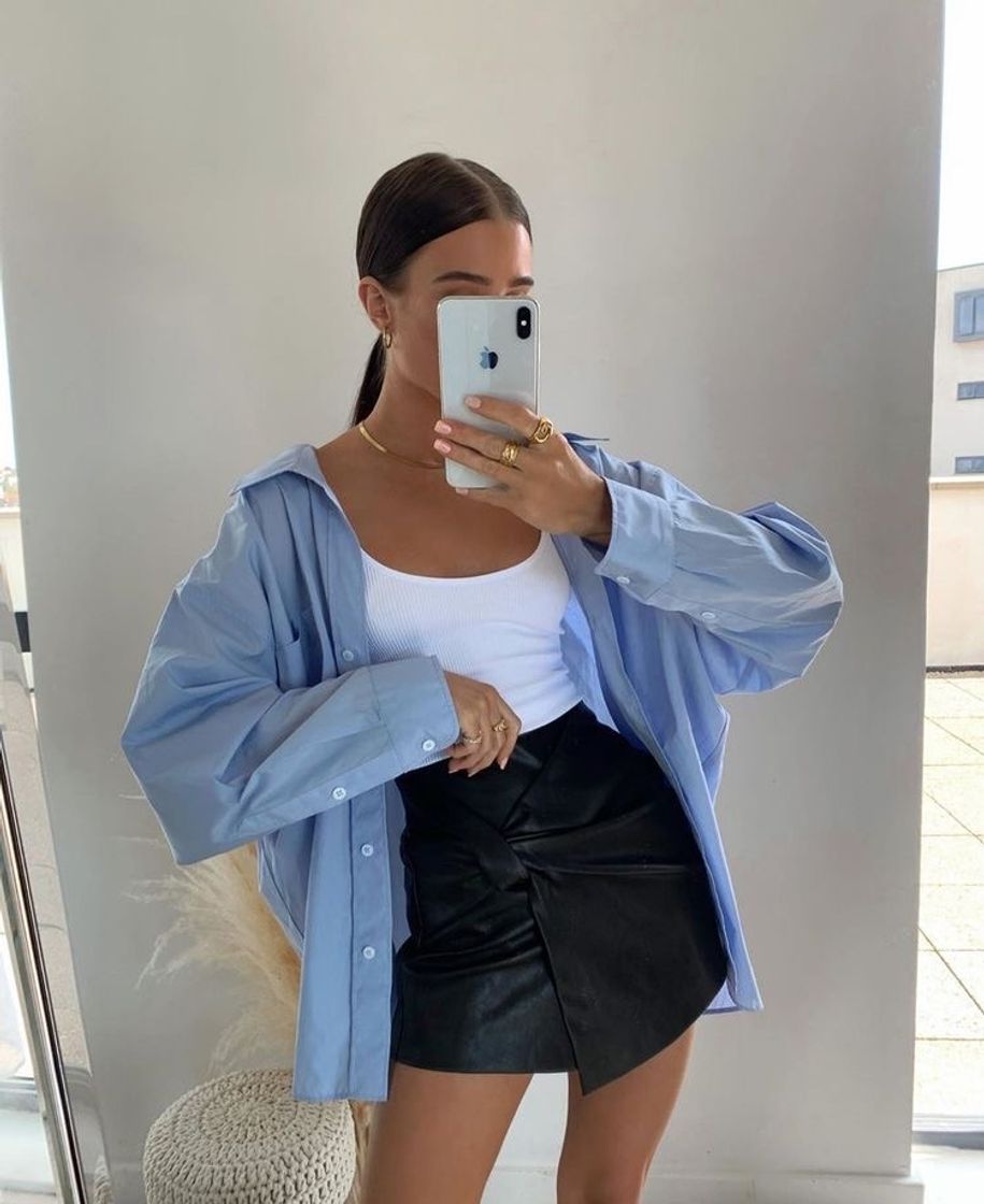 blue shirt