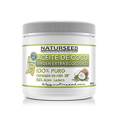 Naturseed - Aceite de Coco Ecológico Virgen Extra 500 ml - Envase