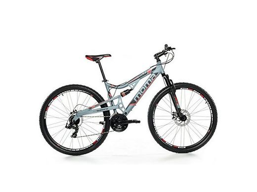 Moma Bikes  EQX 29" - Bicicleta Montaña, SHIMANO 24V, Doble Freno