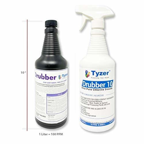 Tyzer Multi Surface Organic Disinfectant Deodorizer Sanitizer Pure Chlorine Dioxide Concentrate Kit