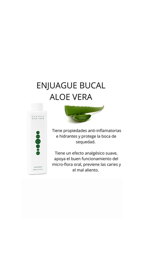 Product Enjuague bucal de Aloe Vera 