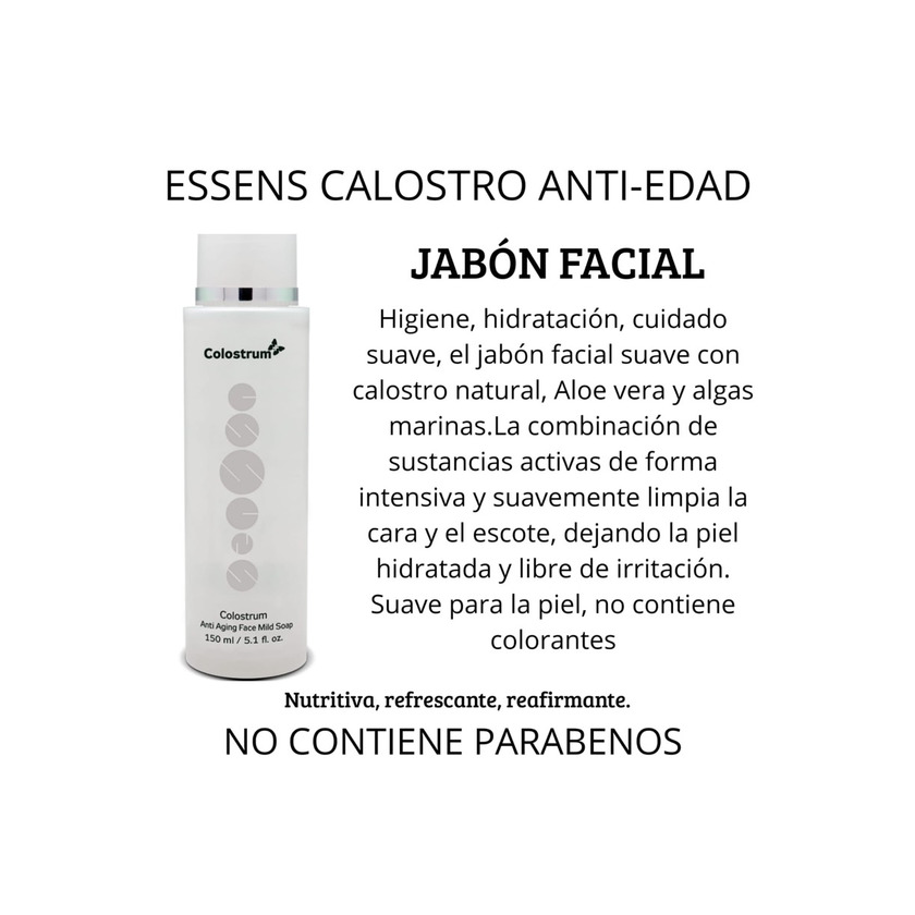 Product Jabón facial calostro 