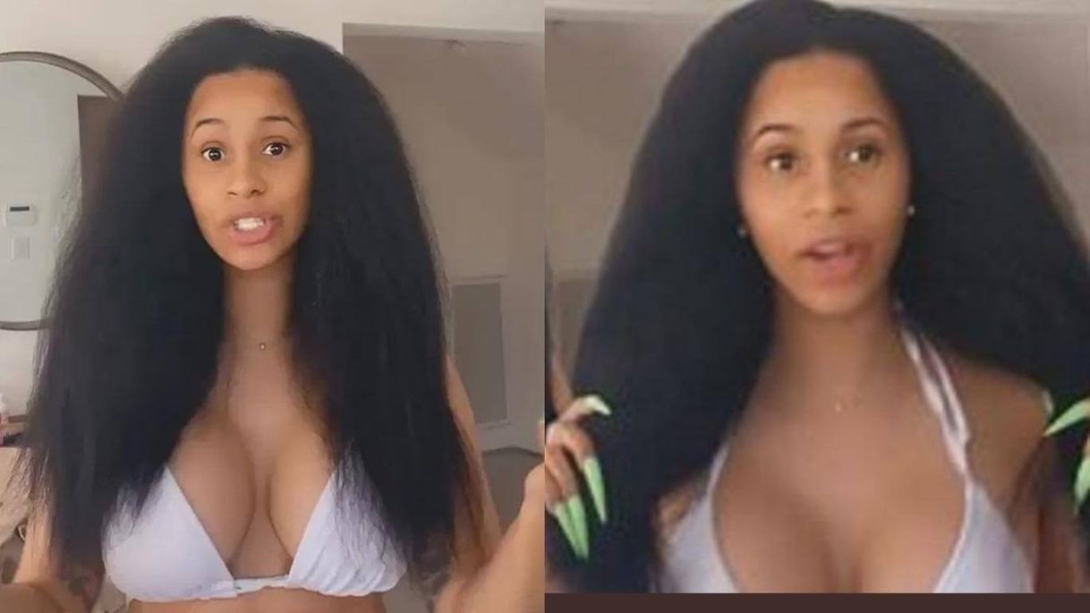 Moda Cardi B revela cómo luce sin maquillaje ni peluca