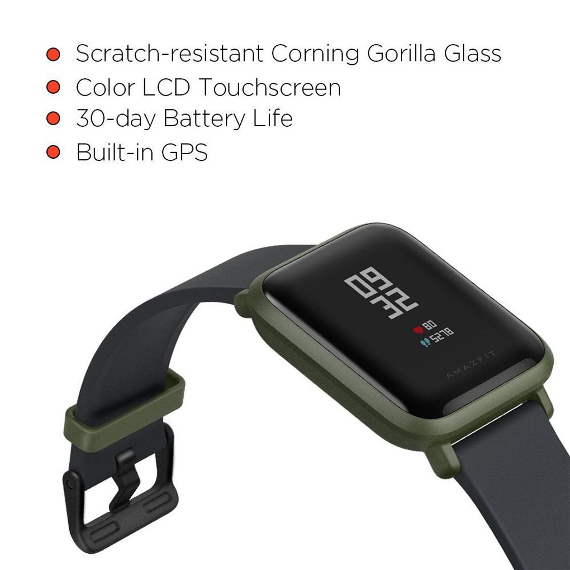 Moda Amazfit Bip Green Smartwatch