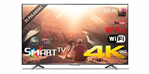 Product TV LED 55" INFINITON 4K INTV-55 WiFi Smart TV 1800Hz HDR USB