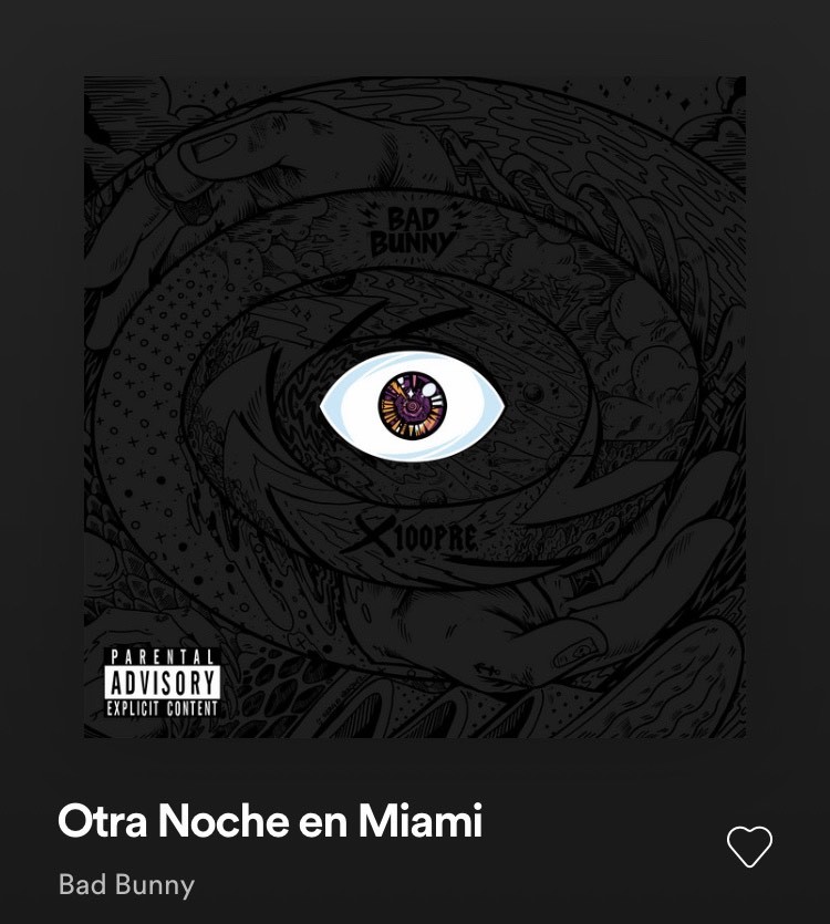 Canción Otra Noche en Miami