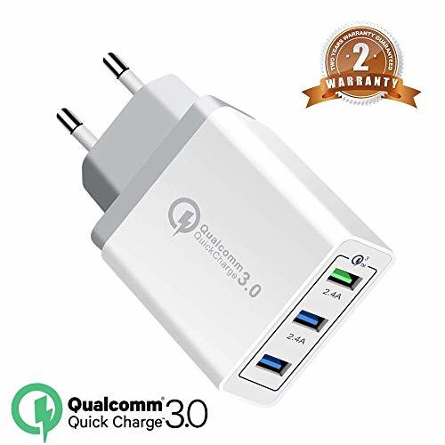 Social OENLY QC3.0 USB Cargador rápido Cargador Movil Universal Adaptador