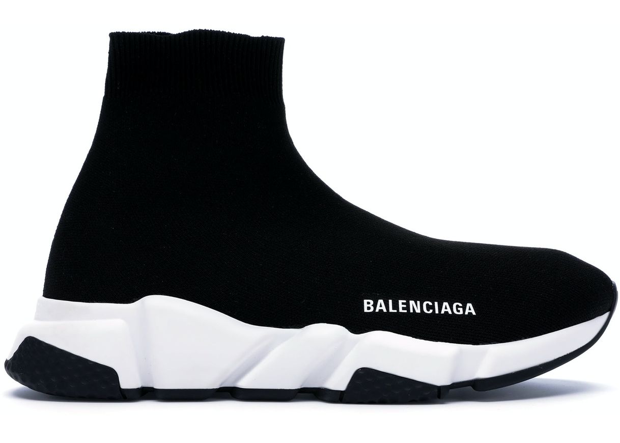 Fashion Balenciaga Speed Trainer Black White