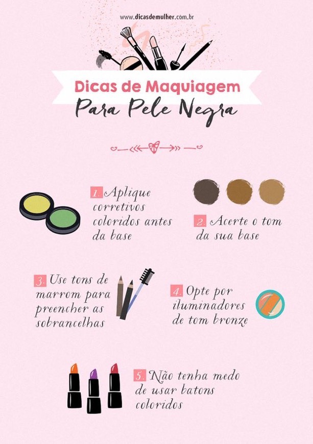 Productos Dicas de maquilhagem para pele negra 