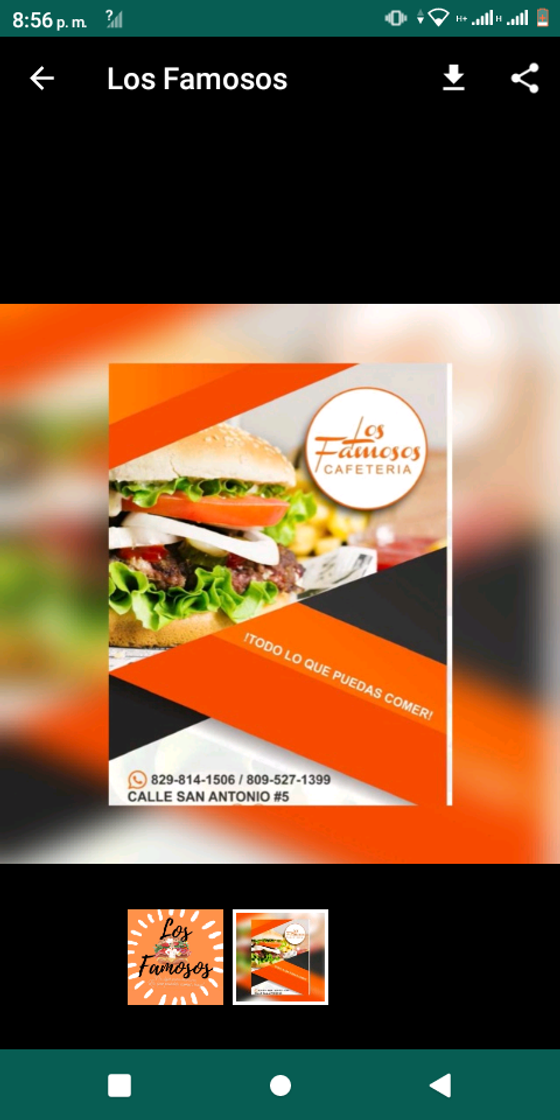 Restaurants Cafetería LOS FAMOSOS